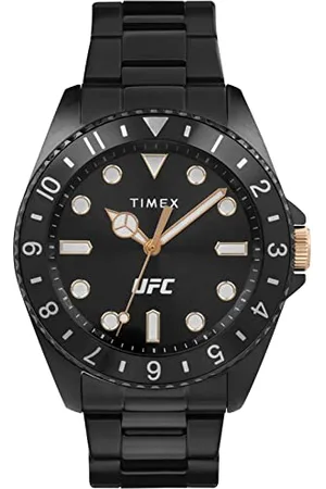 Timex UFC pour homme 42 mm en acier inoxydable avec bracelet TW2V56800