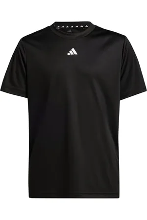 adidas Mixte Enfant Train Essentials Logo Regular Fit T-Shirt Junior, Black/White, 5-6 Years