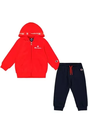 Champion Garçon Legacy Retro Sport Td (306866) - Ultralight Powerblend Fleece Hooded Costume, , 2 Ans EU
