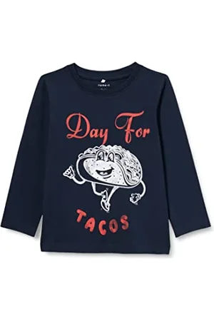 NAME IT NMMDONNI LS Top Box T-Shirt, , 104 Garçons