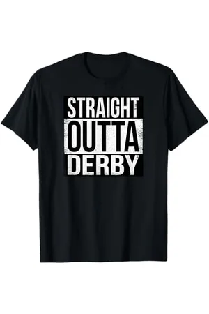 Straight Outta Words DERBY DROIT OUTTA T-Shirt
