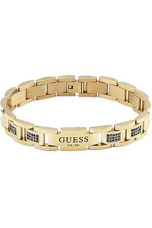 Guess Bracelet homme acier doré FRONTIERS - 12mm - JUMB01342JWYGBKT