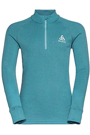 Odlo Enfant T-shirt fonctionnel à manches longues avec fermeture éclair ACTIVE WARM ECO