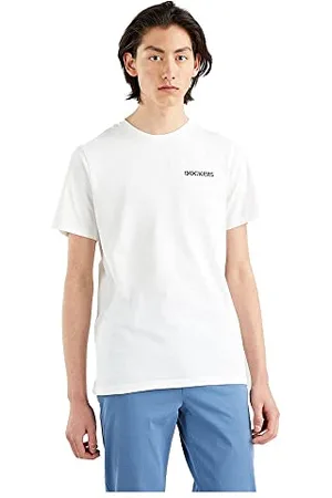 Dockers Homme Logo Tee T shirt, Stencil Paper White, S EU