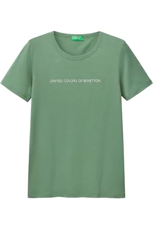 Benetton T- Shirt 3ga2e16a2, , Medium Femmes