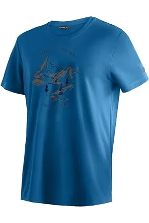 Maier Sports Dieter Print T-Shirt Fonctionnel pour Homme avec imprimé, Coupe Droite