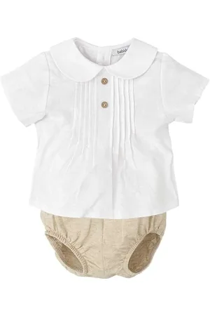 BABIDU Conjunto Para Bebé Niño Con Camiseta de Manga Corta Ensemble, , 6 Mois Mixte bébé
