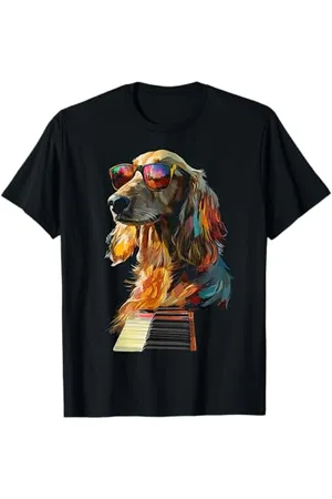 DogtastiQ Lunettes de soleil motif lévrier afghan T-Shirt