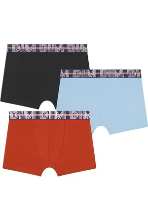 Dim Garçon Eco Coton Stretch X3 Boxer Briefs, , 16 Ans EU