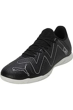 PUMA Homme Future Play It Chaussure de Football, Noir Argent, 46.5 EU