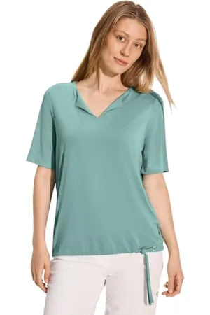 CECIL B321908 T-Shirt léger, Vert Adriatique, M Femmes, , M Women