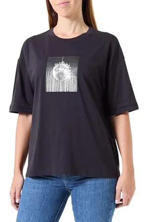 HUGO BOSS C_ Evi_2 Jersey, Black, S Women