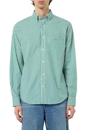 GANT Reg Classic Poplin Stripe Shirt Chemise, , 4XL Hommes