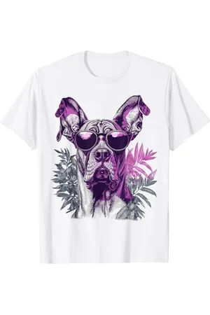 DogtastiQ Lunettes de soleil motif dogue allemand T-Shirt