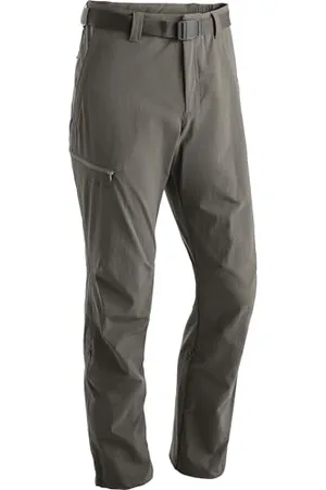 Maier Sports Nil, Pantalon de randonnée pour Homme, Pantalon Outdoor déperlant pour Le Trekking et la randonnée, sans PFC, mSTRETCH Pro 4 et Dryprotec, Fonction Rollup, Vert, 46