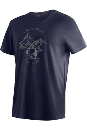 Maier Sports Dieter Print T-Shirt Fonctionnel pour Homme avec imprimé, Coupe Droite