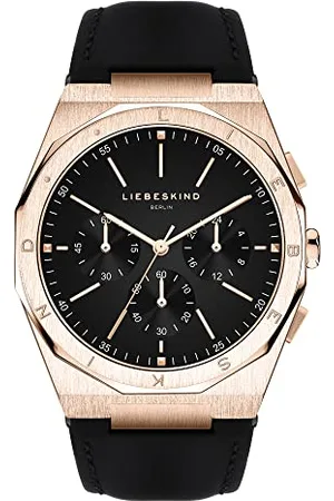 liebeskind TIME & JEWEL Femmes Analogique Quartz Montre avec Bracelet en Cuir LT-0361-LC