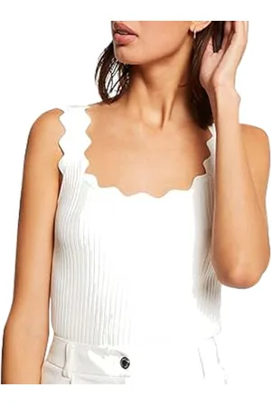 Morgan Femme Debardeur En Tricot Crop Col Carre 221-msirene, , M EU