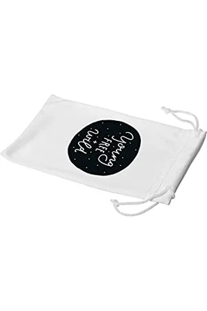 Bonamaison Imprimé Numériquement Lunettes Étui avec Cordon ​de Serrage, 100% Coton, Sac Lunettes, Pochette à Lunettes, 1 Pièce, Taille: 11x19 Cm