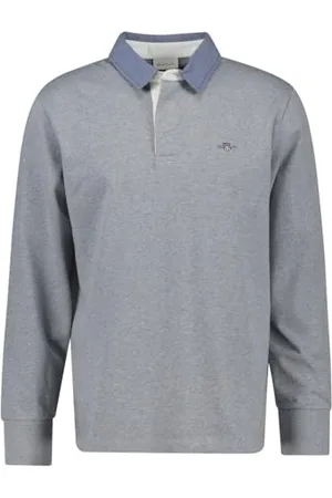 GANT Reg Chambray Heavy Rugger T-Shirt, , L Hommes