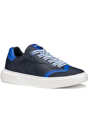 Geox J NETTUNO Boy A Basket, Navy/Royal, 36 EU