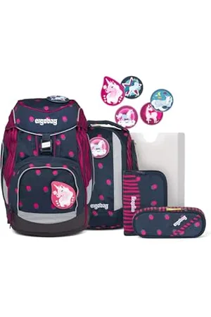Ergobag Pack Set - ergonomischer Schulrucksack, Set 6-teilig