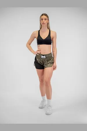 Metal Boxe Short Kickboxing Warrior Noir/ XXL Adulte Unisexe