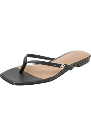 HUGO BOSS Femme Charlize_Thong10_VC Lanière, Black, 42 EU
