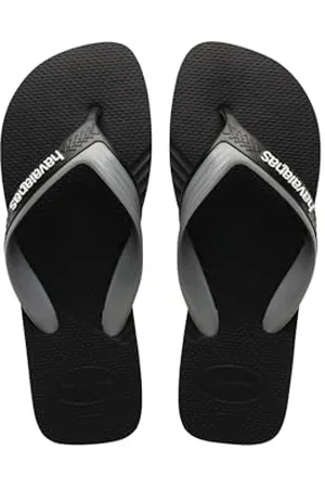Havaianas Décontracté 2.0, Tongues Homme, Noir Acier Gris, 43/44 EU