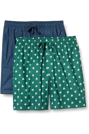 Amazon Short de Pyjama en Popeline de Coton Homme, Lot de 2, , XXS
