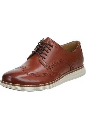 Cole Haan Original Grand Wingtip Oxford, Oxford homme - Marron (Woodbury/Ivory Woodbury/Ivory), 44 EU