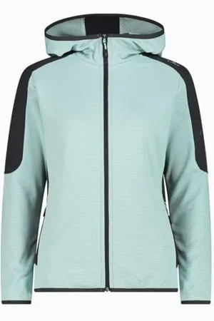 CMP Veste en polaire pour femme Grid Tech avec capuche fixe veste pour femme