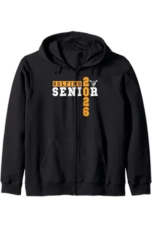 Class of 2026 Graduation Shirts Golf Senior Golf de nuit Senior 2026 Graduation 27 Sweat à Capuche