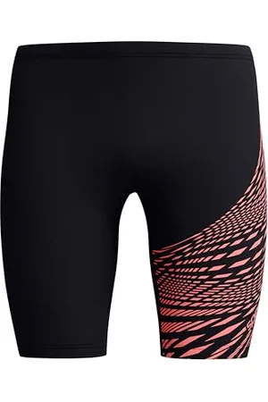 Speedo Medley Logo Jammer pour Homme, Black/Coral Sands, 40