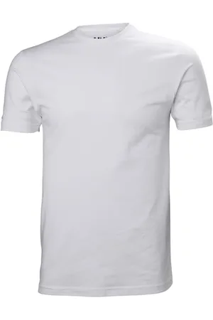 Helly Hansen Mens Crew T-Shirt 2.0, White, 4XL