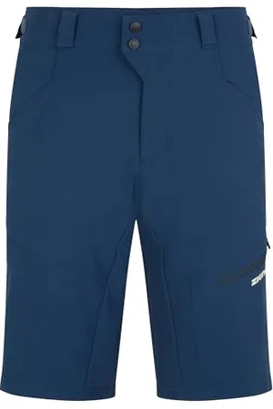 Ziener NELAT X-Function Short de Cyclisme pour Homme avec Short intérieur – VTT/extérieur/Loisirs – Respirant, séchage Rapide, rembourré, Bleu Marine, Taille 48