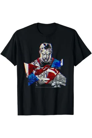 DC Comics Originals Superman Urban Jim Lee Epic Retro VHS Glitch Comic Art Rizz T-Shirt