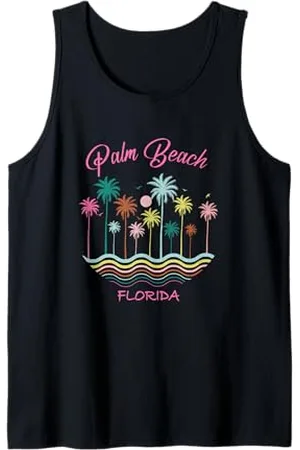Graphic Club Inc. Palm Beach - Florida - Throwback Design - Classic Débardeur