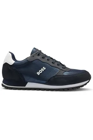 HUGO BOSS BOSS Hommes Parkour-L Runn Baskets Style Chaussures de Course avec Finitions en Similicuir