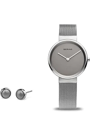 Bering Montre à mouvement à quartz pour femme - Collection classique avec acier inoxydable et verre saphir 14531-077-GWP