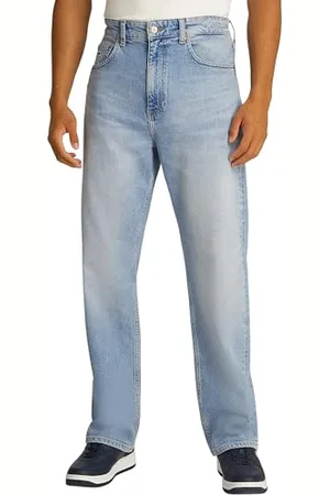 Tommy Hilfiger Jean Homme Otis Regular Straight Leg, Bleu (Denim Light), 30W/33L