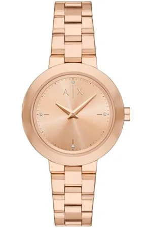 Armani Exchange Femmes Analogique Quartz Montre avec Bracelet en Acier Inoxydable AX5177