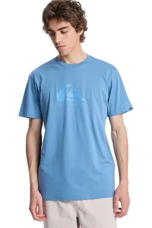 Quiksilver T-Shirt Manche Courtes EV COMP Logo SS Homme Bleu XL