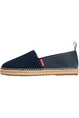 Tommy Hilfiger Espadrilles Homme Flex Mix en Daim, Bleu (Desert Sky), 42