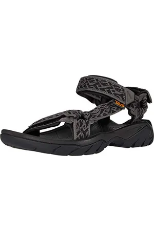 Teva Femme Terra FI 5 Universal Sandales Bout Ouvert, Noir (Wavy Trail Black Wtbc), 43 EU