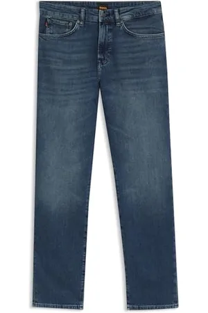 HUGO BOSS Hommes Re.Maine BC-C Maine Jean Regular Fit Bleu en Denim Stretch Confortable