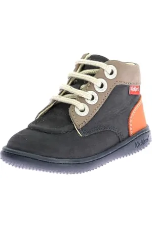 Kickers Kickiconic, Bottillons Mixte, Taupe Orange, 23