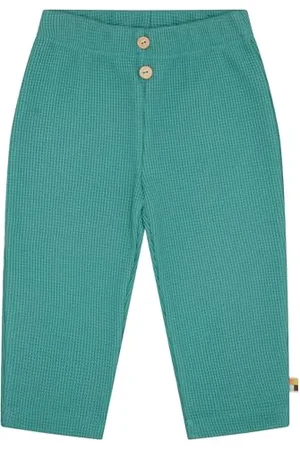 loud + proud Waffelstruktur, Gots-Zertifiziert Pantalon, , 98-104 Mixte Enfant