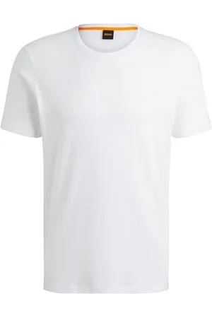 HUGO BOSS BOSS Hommes Tales T-Shirt en Jersey de Coton avec Patch logoté