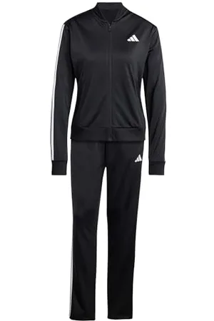 adidas Femme ESSENTIALS 3-STRIPES TRACKSUIT, Black, S